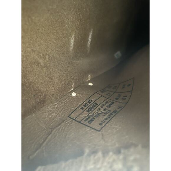 RARE Dr. Martens 8851 Mens size 10 Erica Suede Slip On Loafers Burlap Canvas - Picture 11 of 11